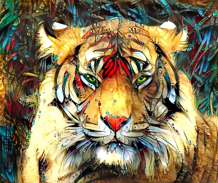 neural style ai tiger